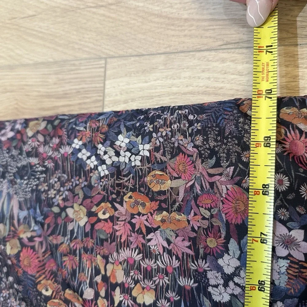 J. CREW‎ Puffer Pull-Through Scarf Liberty Print Floral Primaloft Filled Mint